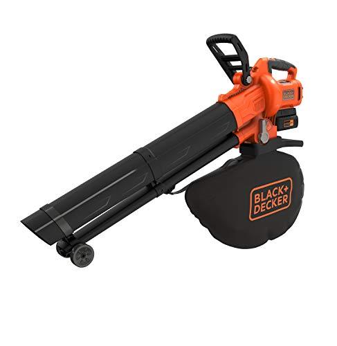 Black+Decker BCBLV3625L1 Soffiatore Aspiratore Trituratore a Batteria 36V