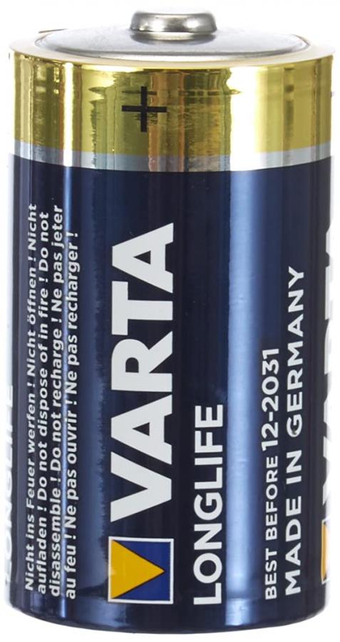 Varta Longlife LR20 Mono D - Pile alcaline (15800 mAh, 1,5 V, 6 pezzi)