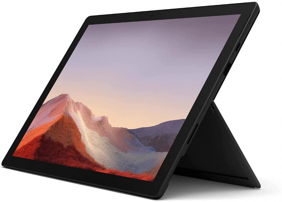 Microsoft Surface Pro 7, Core i7, RAM 16 GB, SSD 256 GB, Nero