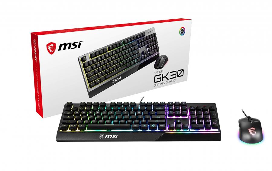 MSI Vigor GK30 Combo IT: Tastiera e Mouse Gaming RGB