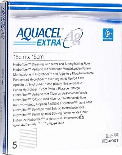 Aquacel AG extra quadrato dressing, 15 x 15 cm