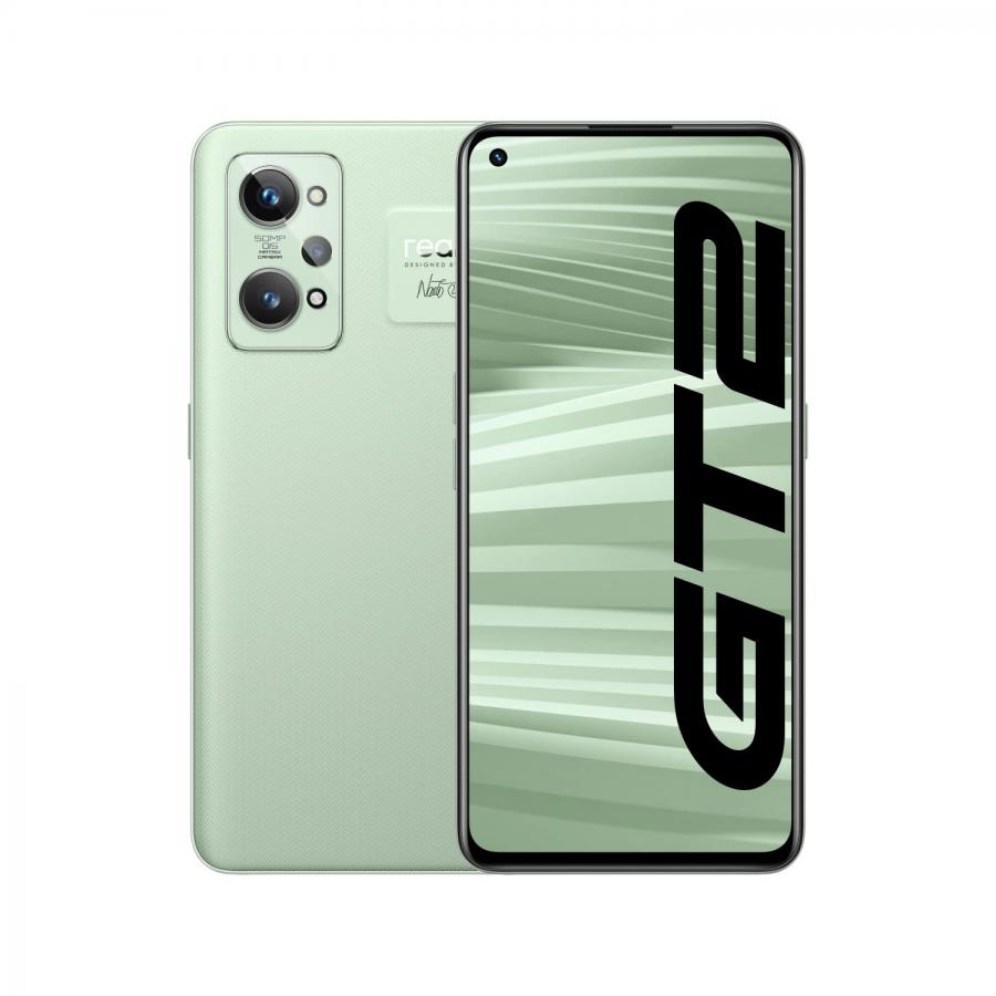 realme GT 2 5G, Smartphone, Snapdragon 888 5G, AMOLED 120Hz, 50MP OIS, Sensore Sony IMX766, Batteria 5.000mAh, Ricarica SuperDart 65W, NFC, DualSim, BT 5.2, 8+128 GB, Paper Green