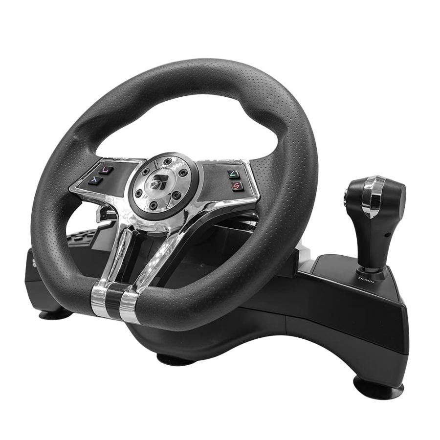 Xtreme Volante Racing con Cambio e Pedaliera Hurricane Wheel Compatibile PS4  / PS3 / PC