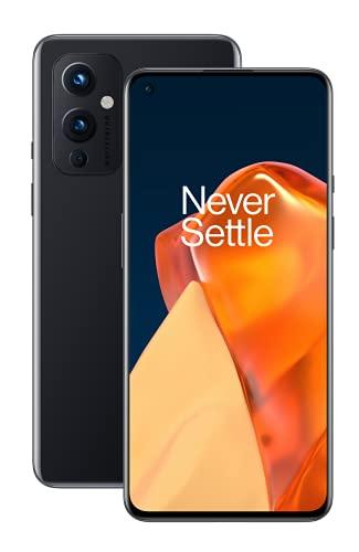 OnePlus 9 5G Smartphone Senza SIM con Fotocamera Hasselblad, 8 GB RAM + 128 GB, Nero (Astral Black) (Ricondizionato)