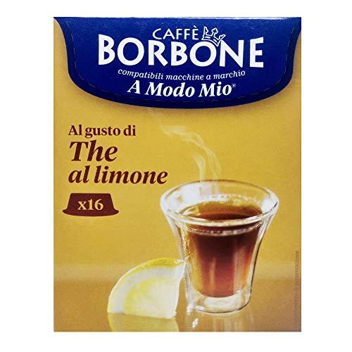 Caffè Borbone Prep Solubile: Bevanda al Gusto di Thè al Limone per Lavazza A Modo Mio