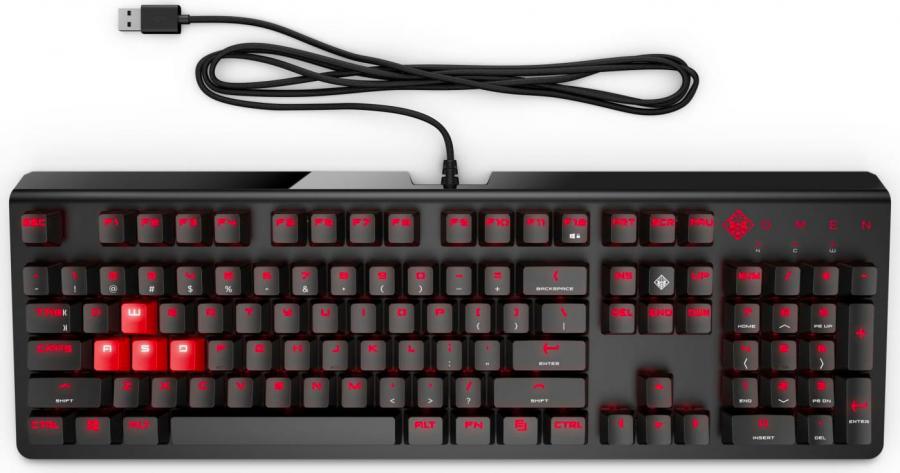 Tastiera Gaming USB colore Nero Rosso - OMEN by Encoder Keyboard 6YW76AA
