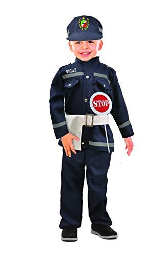 Ciao-Vigile Costume Travestimento Bambino (Taglia 6-8 Anni)