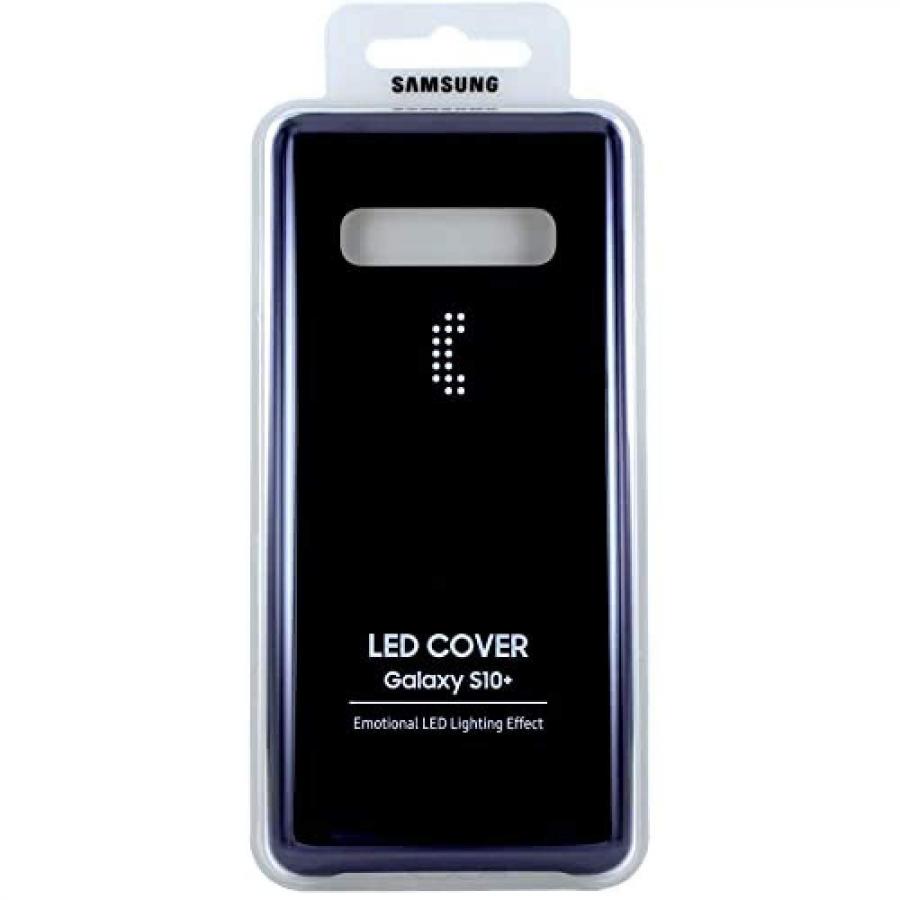 SAMSUNG EF-KG975CBEGWW LED Back Custodia per S10+, Nero