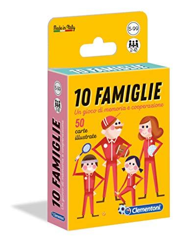 Clementoni - 10 Famiglie - Gioco di carte per bambini