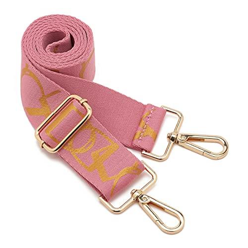 ZOUIQSS Tracolla larga ，Cintura di ricambio regolabile . Tracolla per borsa  in tela per chitarra a tracolla ((3.8CM)Colore45)
