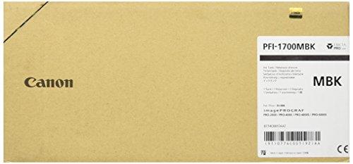 Canon PFI-1700MBK Cartuccia di Inchiostro Originale Nero Opaco