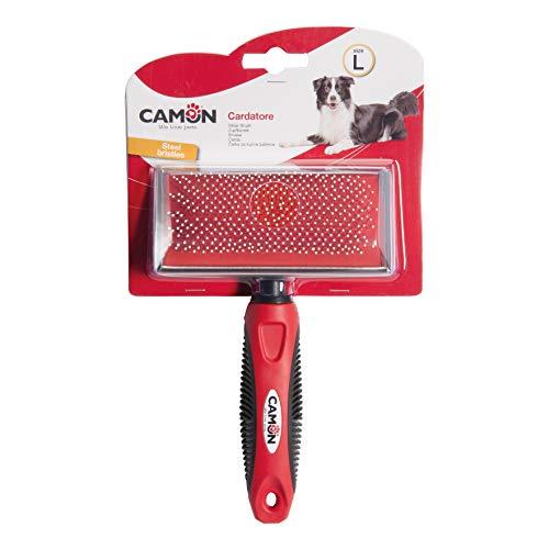 Cardatore Cane/Gatto con Denti in Acciaio e Punte arrotondate (Taglia LG)