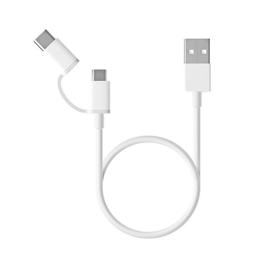 Cavo Xiaomi 2 in 1 Micro USB e USB-C da 30 cm