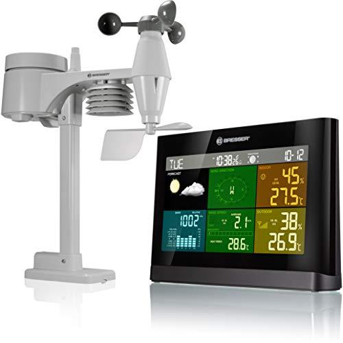 BRESSER 5-in-1 Stazione Meteo con Display a Colori Nero
