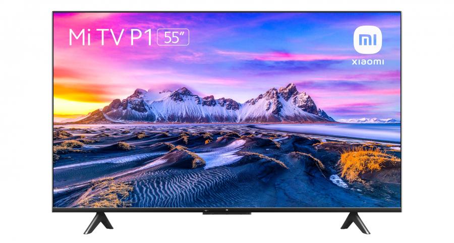 Xiaomi Mi Smart TV P1 55 Pollici,UHD,senza Cornice,Android 10.0, Dolby Vision,HDR10+,HLG,MEMC,Netflix,Assistente Google,Bluetooth,HDMI 2.1, USB,Nero, Modello 2021
