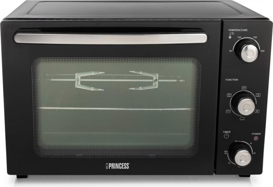 Fornetto elettrico Ventilato Forno a Convenzione Capacità 32 litri Potenza 1500 watt colore Nero - 01.112751.01.001 DeLuxe