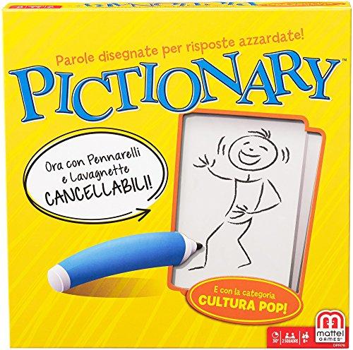 Mattel Games - Pictionary, Gioco in Scatola per Famiglie e Bambini 8+ Anni, DPR76