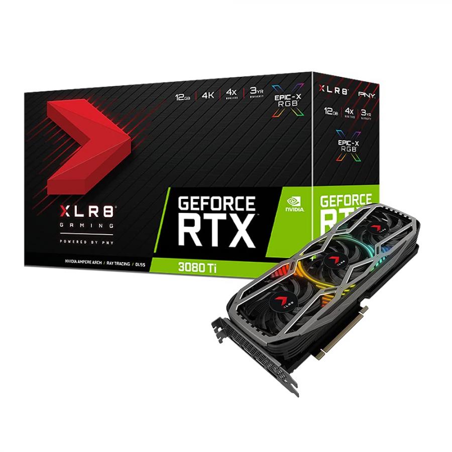 PNY Scheda Grafica GeForce RTX™ 3080 Ti 12 GB XLR8 Gaming REVEL EPIC-X RGB™ Triple Fan