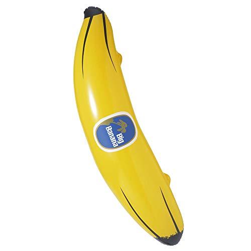 BUFFISSIMA BANANA GRANDE GONFIABILE PER INDIMENTICABILI SCHERZI PER IL TUO CARNEVALE DIM: LUNGH. CM 100