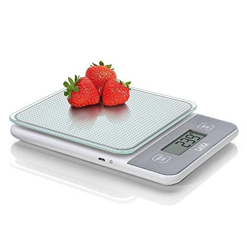 LAICA Bilancia da Cucina Elettronica Ricaricabile KS1320 Bianco