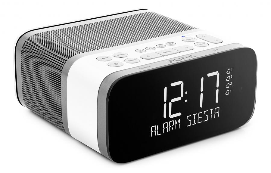 DAB Digitale Radiosveglia FM Bianco Pure Siesta Rise DAB Digitale Radiosveglia FM Bianco Pure Siesta Rise