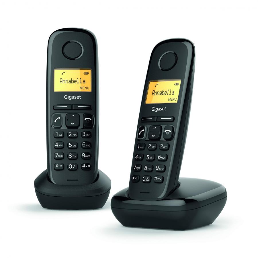 Gigaset A170 Duo: Coppia di Telefoni Cordless per la Casa