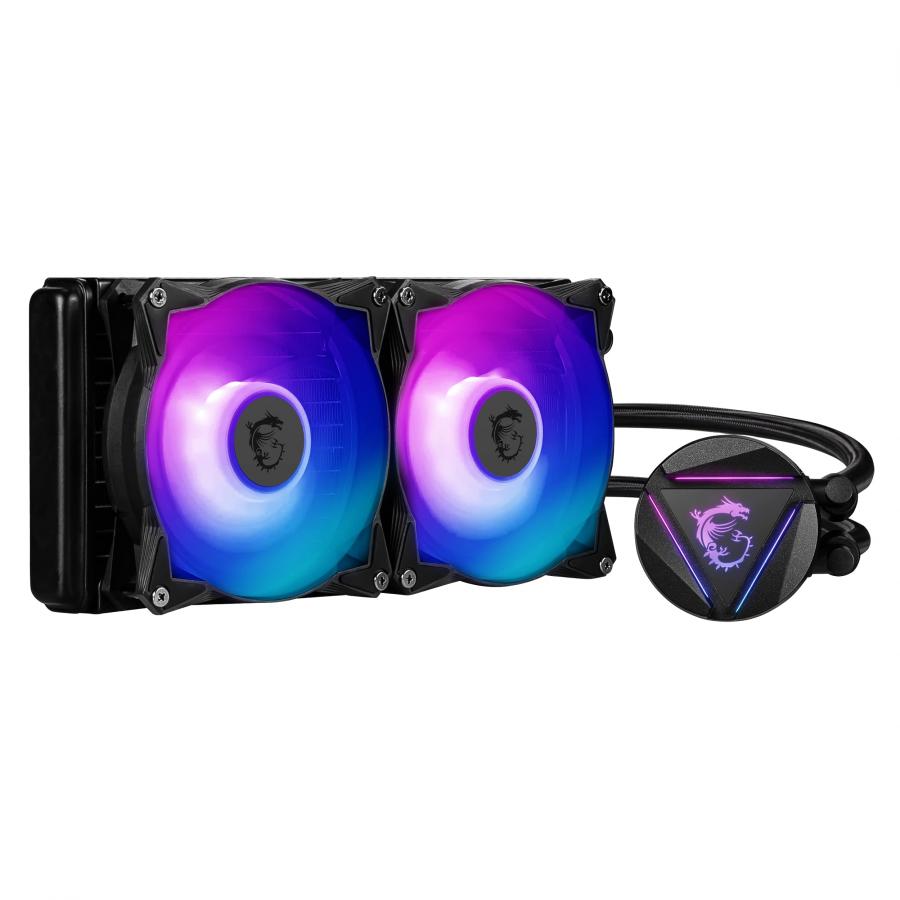 MSI MAG CORELIQUID 240R V2 - Raffreddamento a liquido per CPU - ARGB - 240 mm (2 x 120 mm)