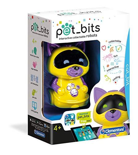 Clementoni - 12100 - Sapientino - Cat Bit, robot educativo bambini - coding per bambini 4 anni, robot coding, Pet Bits collezionabili, elettronico parlante