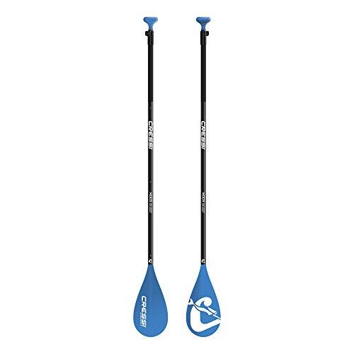 Cressi Mod5 Paddle, Pagaia telescopica per SUP Unisex Adulto, Nero/Blu, Unica