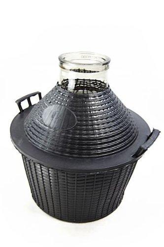 Damigiana/damigiana in vetro 25 litri, Wide-mouth