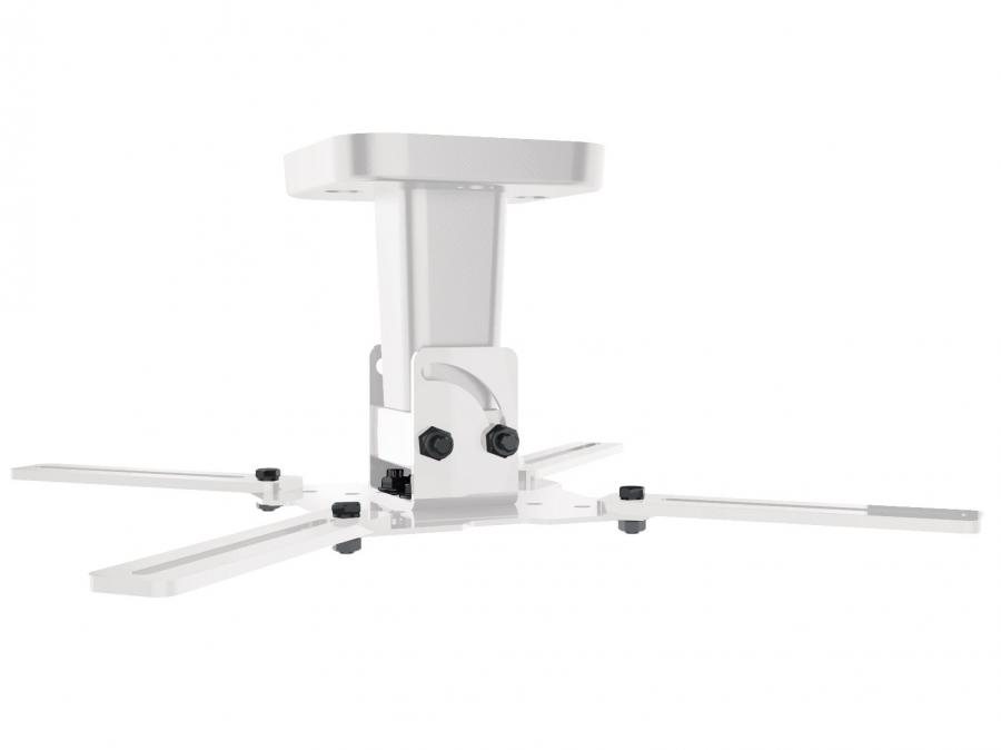 Meliconi Pro 100 Supporto da Soffitto per Videoproiettore, Bianco