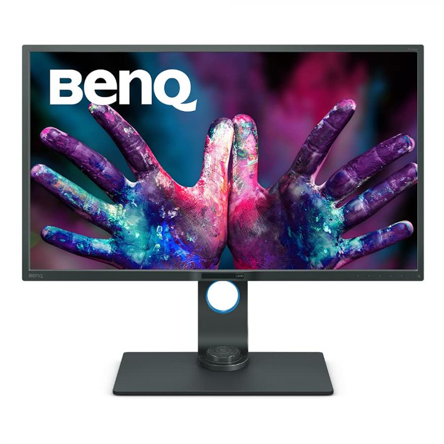 Benq Pd3200U Monitor per Designer da 32 Pollici Uhd, Modalità Darkroom, Cad/Cam, Funzione Kvm Switch, Grigio