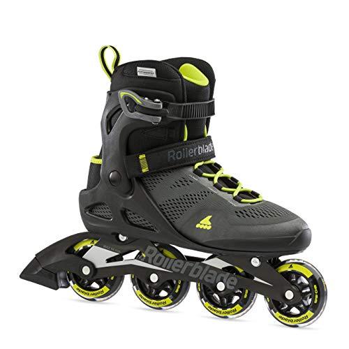 Rollerblade Macroblade 80 Pattini in Linea Unisex Adulto Nero/Lime