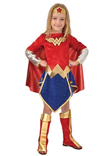 Costume Wonder Woman Bambina - Taglia 3-4 Anni
