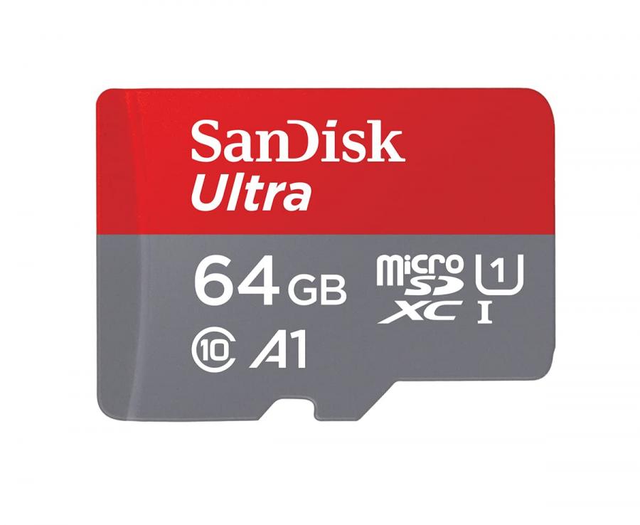 SanDisk Ultra microSDXC 64GB 140MB/s + SD Adapter