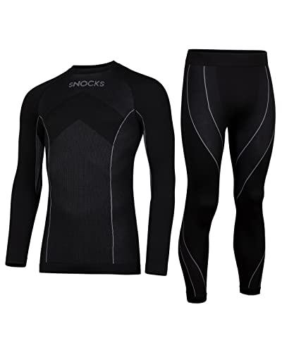 BenBoy Biancheria Intima Termica Uomo Set di Biancheria Funzionale Intima Traspirante Base Layer Invernale Termiche Abbigliamento Termico Intimo per Sci Ciclismo Corsa BenBoy Biancheria Intima Termica Uomo Set di Biancheria Funzionale Intima Traspirante Base Layer Invernale Termiche Abbigliamento Termico Intimo per Sci Ciclismo Corsa