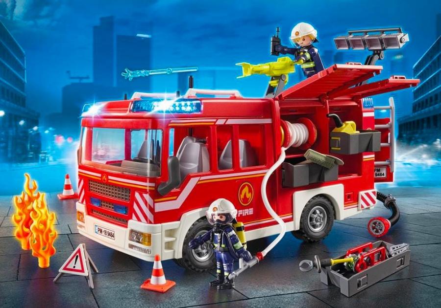 Playmobil City Action 9464 Autopompa dei Vigili del Fuoco