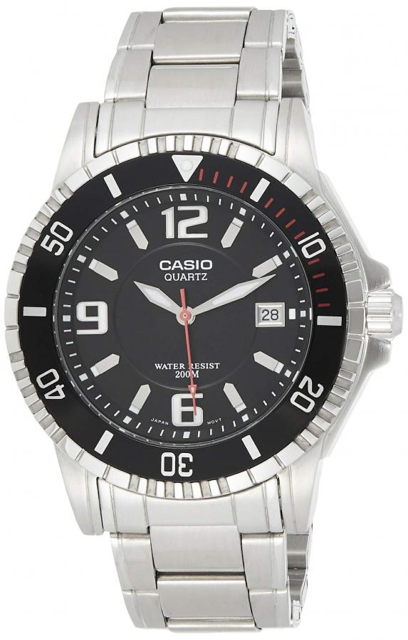 Casio MTD-1053D-1AVES Orologio Uomo Analogico Nero e Giallo