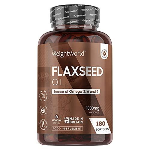 Olio di Semi di Lino 1000mg - 180 Capsule Softgels