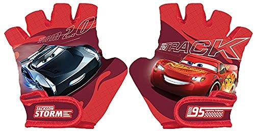Disney Jungen Cars - Guanti da ciclismo, multicolore, 5