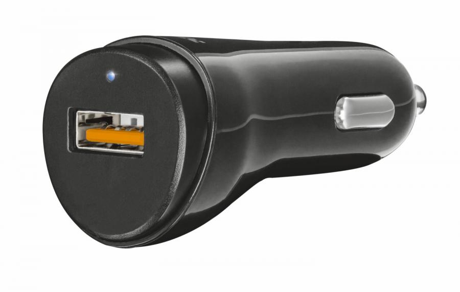 Trust Caricabatteria Auto USB Quick Charge 3.0 18W Nero