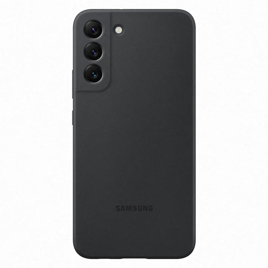 Samsung Cover in Silicone morbida per Galaxy S22+, Nero