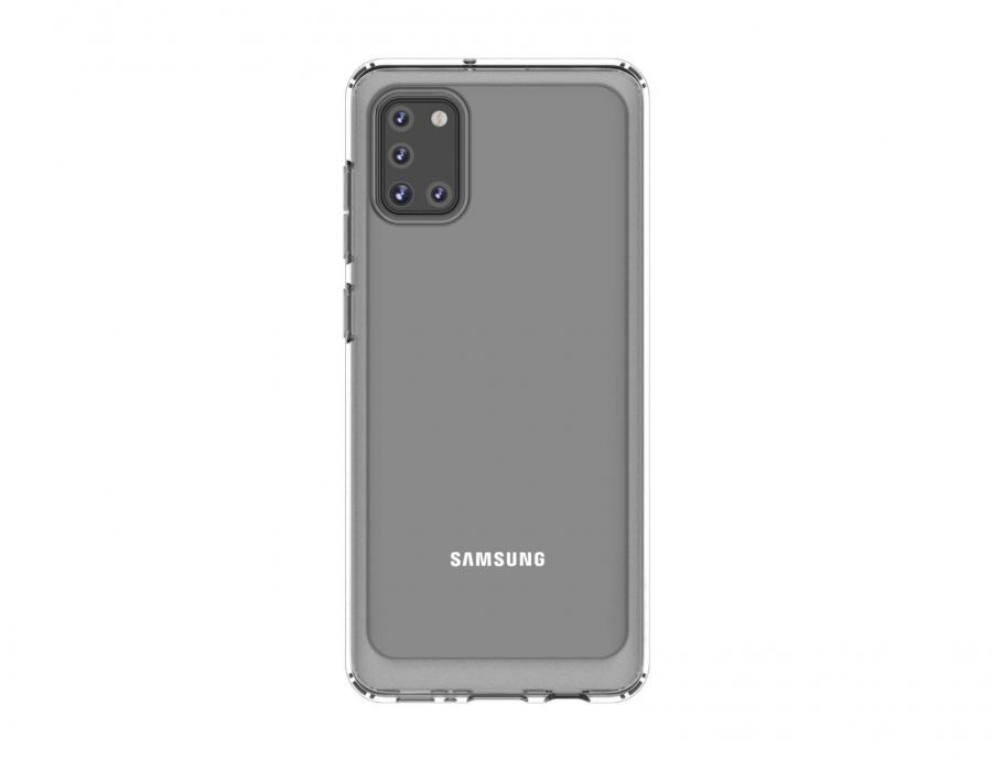 SAMSUNG Cover Posteriore Trasparente Designed for Galaxy A31, Trasparente