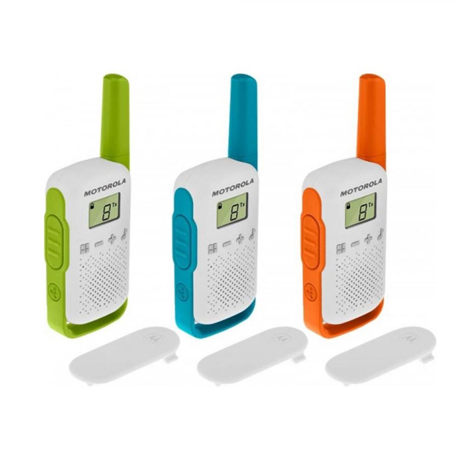 Motorola TALKABOUT T42 Walkie Talkie - Confezione da 3