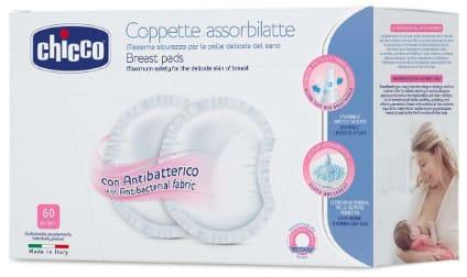 Coppette Assorbilatte Chicco - 60 Pezzi