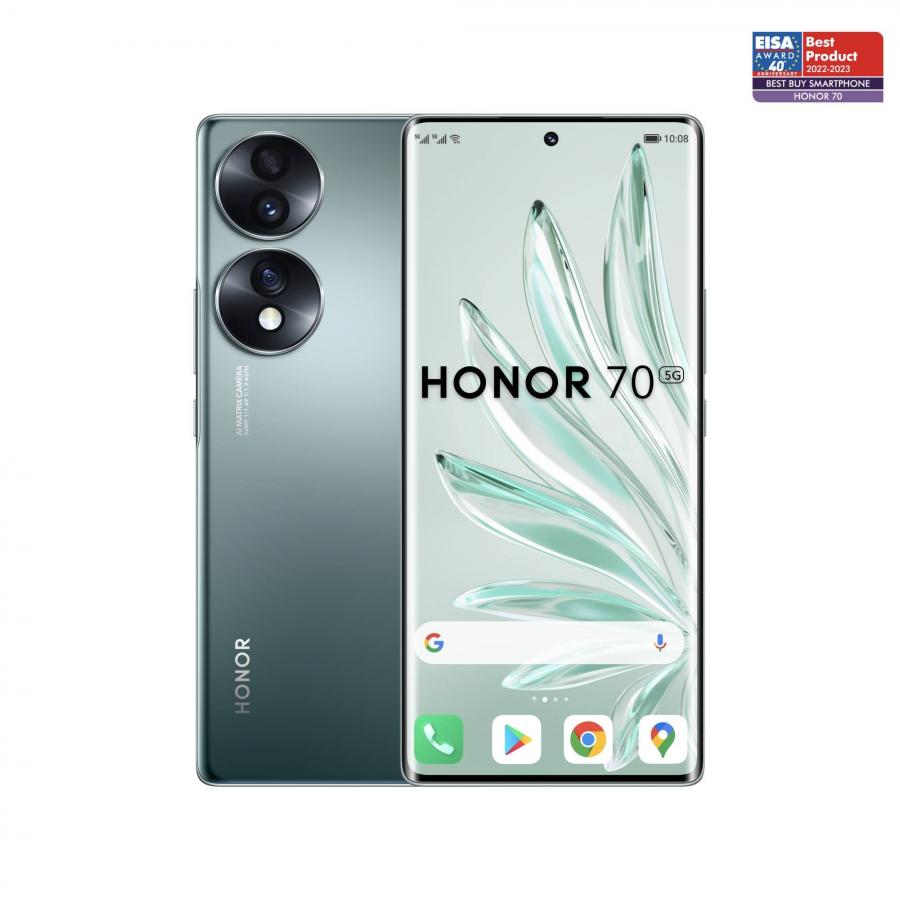 HONOR 70 Smartphone 5G, 8+128 GB, Emerald Green