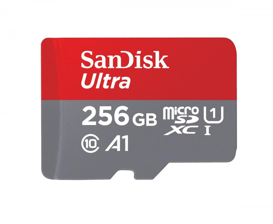 SanDisk Ultra 256GB MicroSDXC UHS-I Card con Adattatore SD