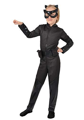 Ciao-Catwoman Costume Bambina Originale DC Comics (Taglia 10-12 Anni) Super Heroes, Colore Nero, 11700.10-12