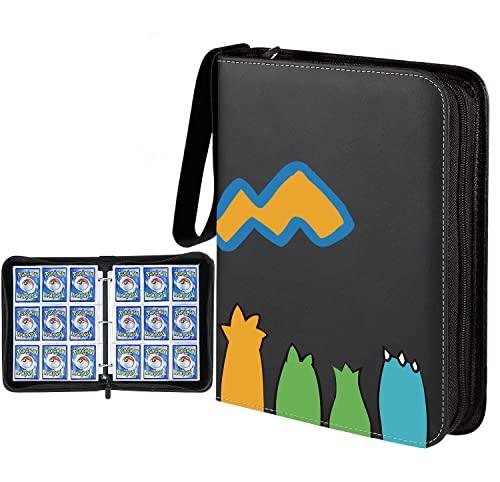 Porta Carte da Collezione Portacarte con custodia per album di carte Cartella per Carte DT-2 24 pagine possono contenere fino a 432 carte 