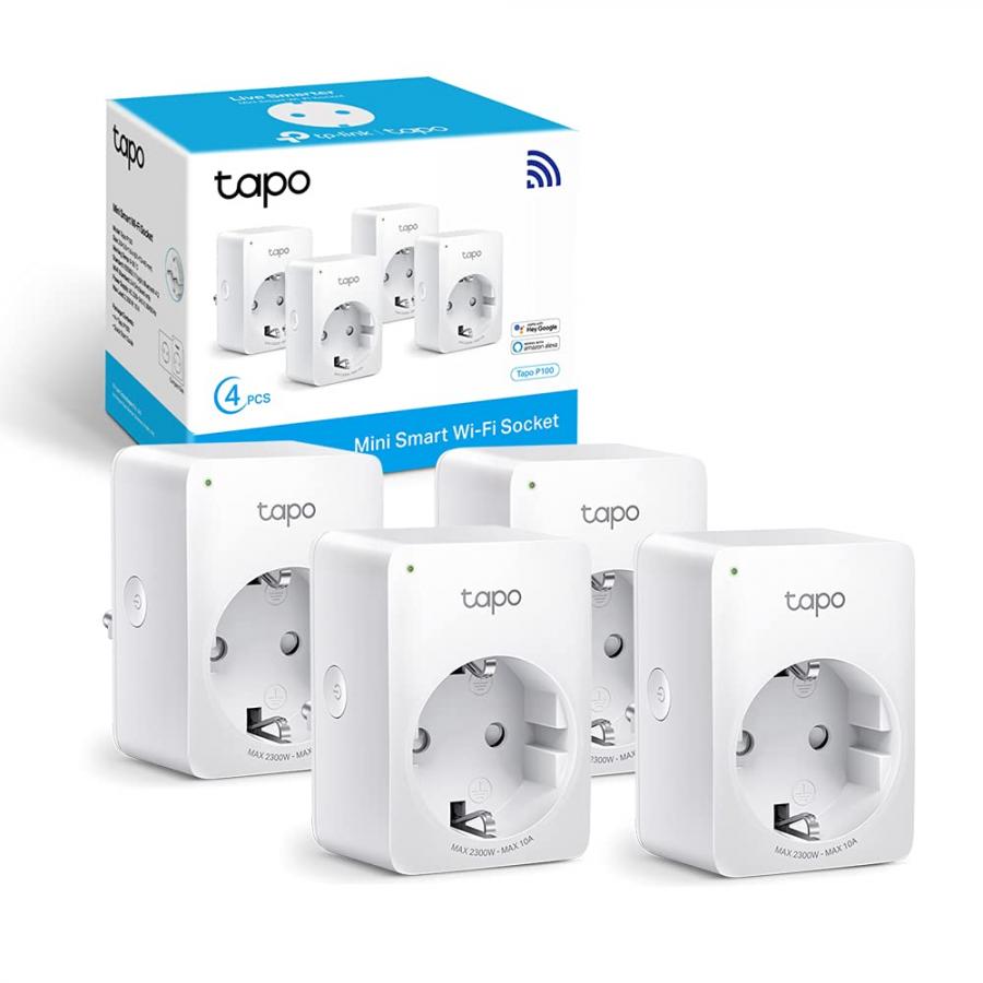 TP-Link Prese Intelligenti WiFi Smart Plug (4 Pezzi)